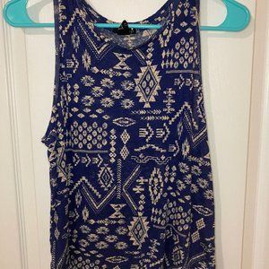 Small Forever21 Blue Tank Top